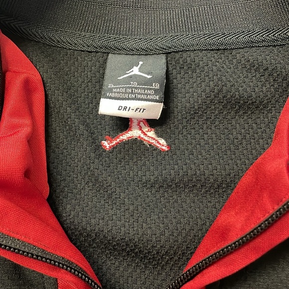 Vintage Air Michael Jordan Track Jacket Basketball Warm Up Size XL - Picture 4 of 7